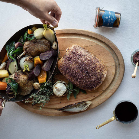 Tour d'Argent duck with red wine