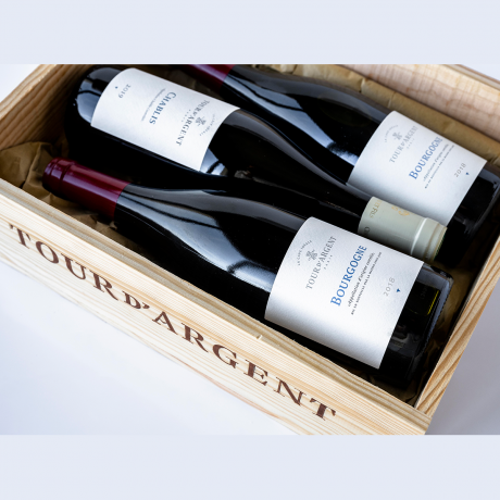 Burgundy terroir - Wooden case with 2 Burgundy & 1 Chablis