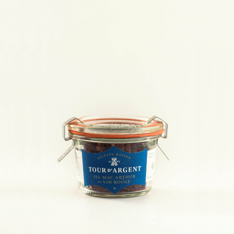 Mac Arthur salt with red wine