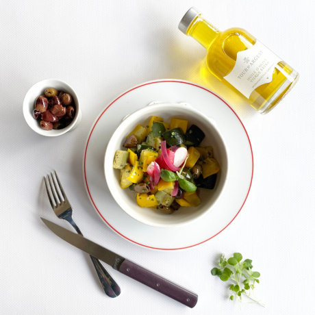 Pan fried vegetables of season