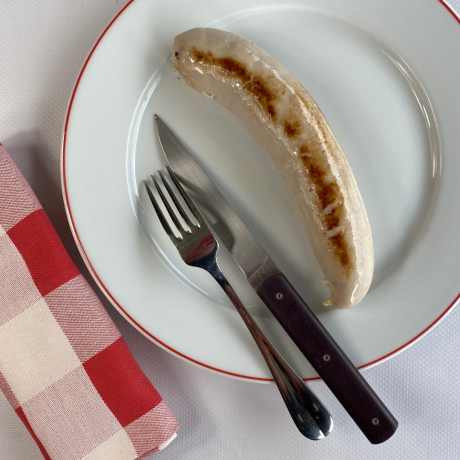 Boudin blanc aux morilles