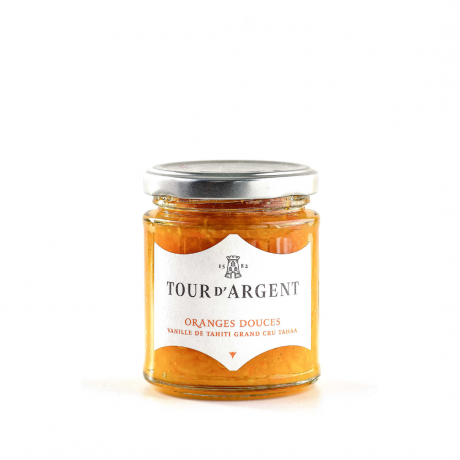Sweet orange jam with Grand Cru vanilla of Tahaa