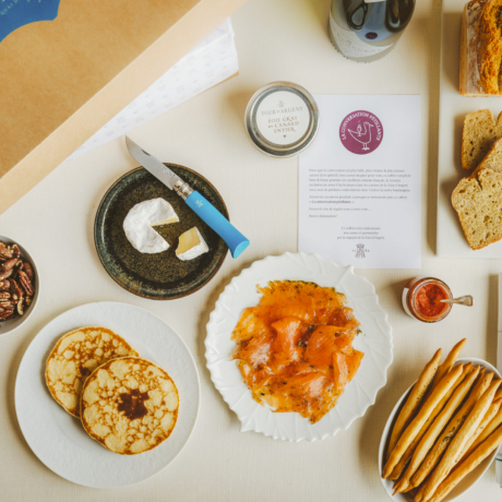 Sparkling Conversation, a gastronomic aperitif for 4 people