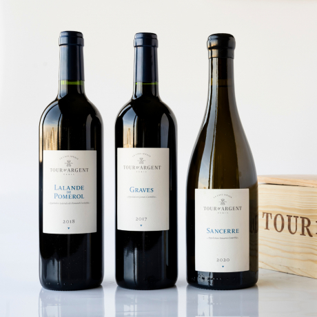 Nature - Wooden case with 1 Bordeaux, 1 Lalande-de-Pomerol & 1 Sancerre