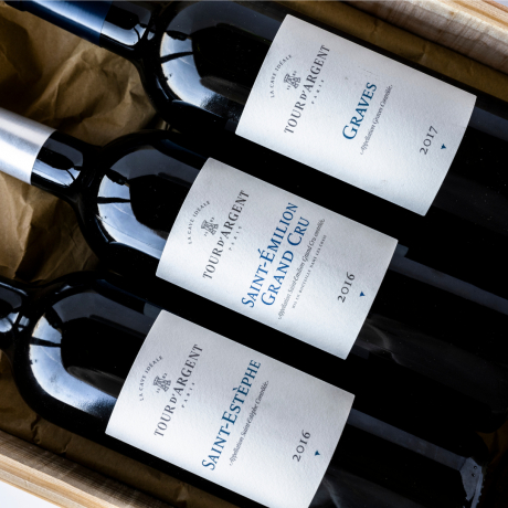 Terroir bordelais - Caisse bois 1x Saint-Émilion, 1x Saint-Estèphe, 1x Graves