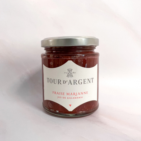 Marianne strawberry jam with kalamansi juice