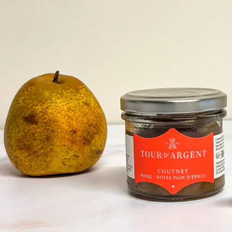 Chutney poire & notes de pain d'épices