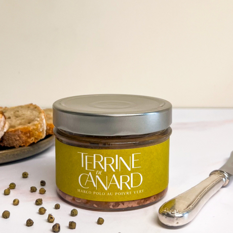 Terrine de canard Marco Polo au poivre vert