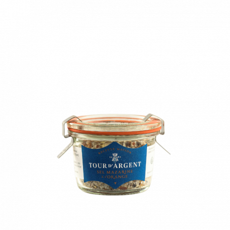 Mazarine salt with orange