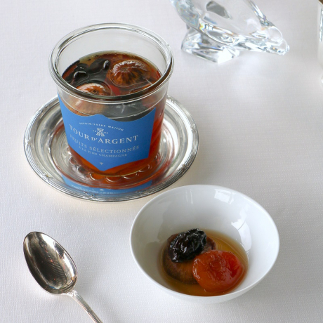 Selected fruits poached in Cognac Fine Champagne