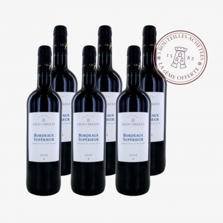 6 Tour d'Argent Bordeaux Superieur 2022 for the price of 5