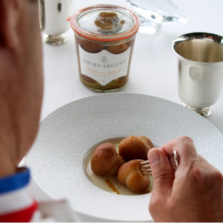 Mount Gay rum babas