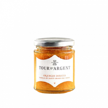 Sweet orange jam with Grand Cru vanilla of Tahaa