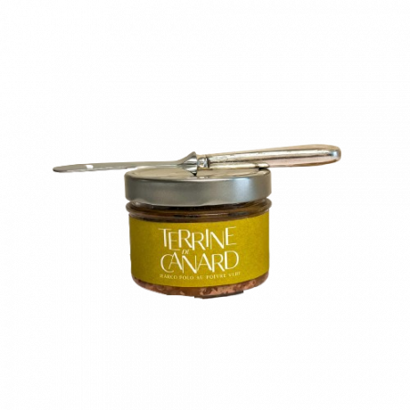 Marco Polo duck terrine with green pepper