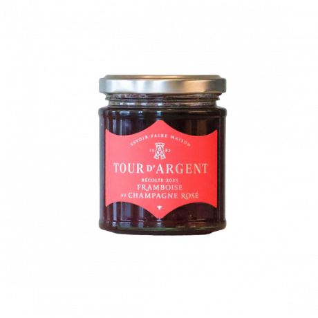 Raspberry jam with Tour d'Argent Champagne